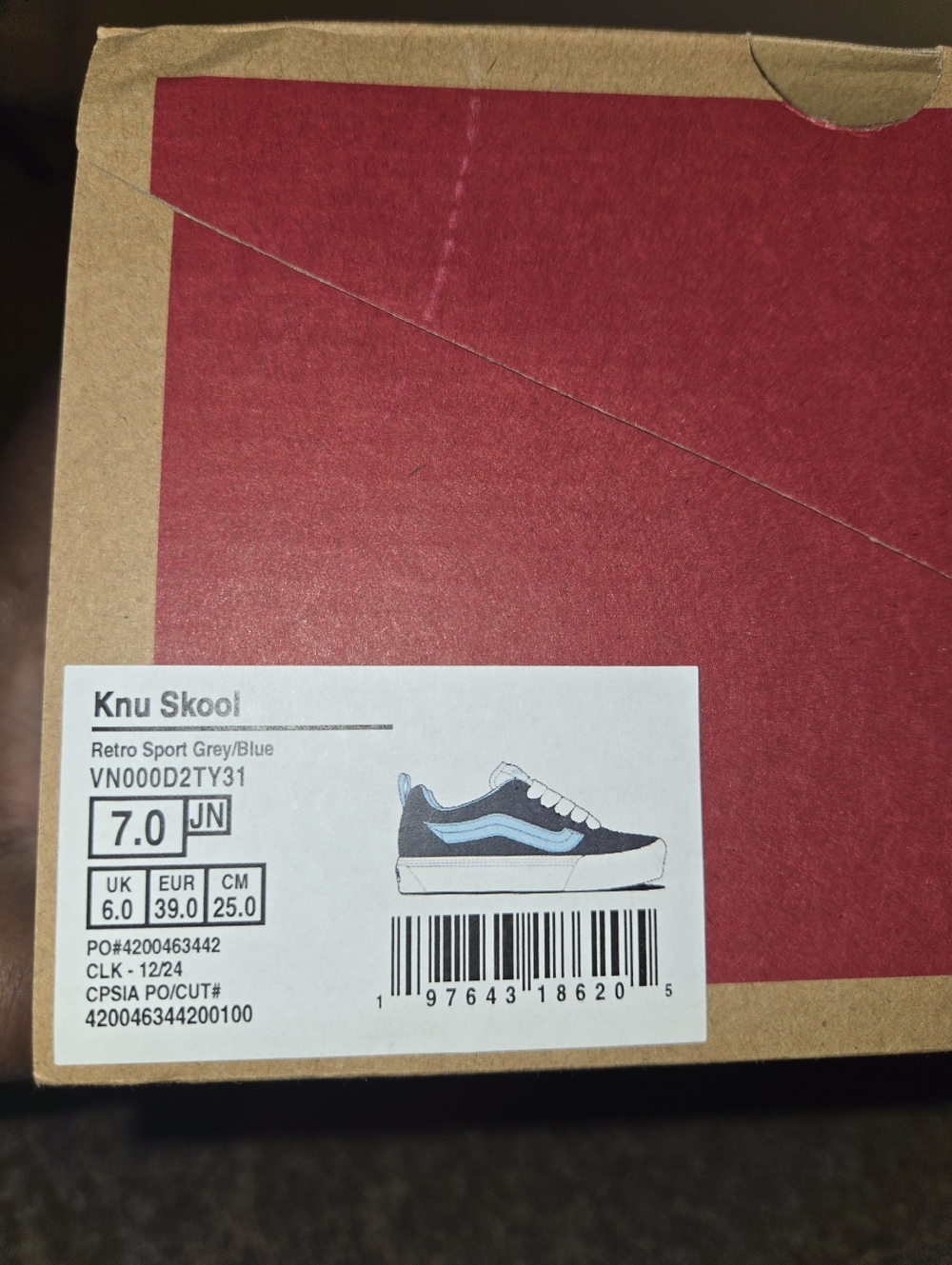 NIB Vans Knu Skool Retro Sport Sneakers - Picture 8 of 8